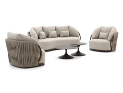 SUNS Vivaro/Nova Sessel-Sofa Lounge-Set 5-teilig
