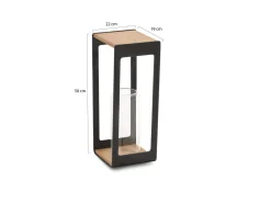 SUNS Zara M Laterne 22x19x50 cm