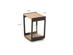 SUNS Zara S Laterne 20x17x27 cm