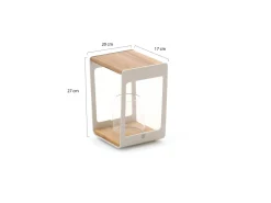 SUNS Zara S Laterne 20x17x27 cm