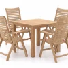 Sunyard Corby/Buxton 90 cm Gartenmöbel-Set 5-teilig verstellbar