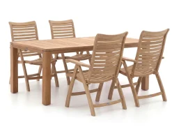 Sunyard Corby/Buxton 200 cm Gartenmöbel-Set 5-teilig verstellbar