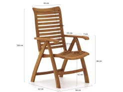 Sunyard Corby/Preston ø 65 cm Balkon-Set 4-teilig verstellbar