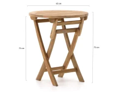 Sunyard Corby/Preston ø 65 cm Balkon-Set 4-teilig verstellbar