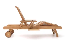 Sunyard Derby Gartenliege mit Rad