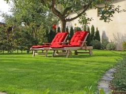 Sunyard Derby Gartenliege mit Rad