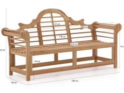 Sunyard Malboro Gartenbank 200 cm