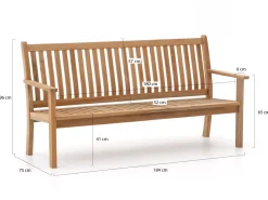 Sunyard Oxford Gartenbank 180 cm
