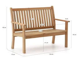 Sunyard Oxford Gartenbank 120 cm