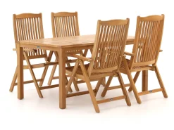 Sunyard Veronica/Liverpool 160 cm Gartenmöbel-Set 5-teilig verstelbar