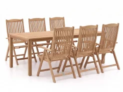 Sunyard Veronica/Liverpool 210 cm Gartenmöbel-Set 7-teilig verstellbar