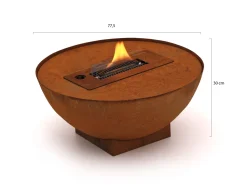 Tenderflame Prometheus 80 Kamin ø 77,5 cm (h:30 cm)