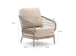 Tierra Outdoor Juno Gartensessel