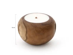 Tierra Outdoor Kerze Rund niedrig ø 18 cm