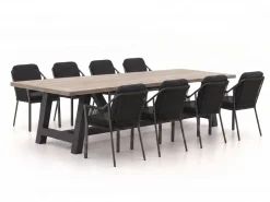 Tierra Outdoor Liv/Bresimo 330 cm Gartenmöbel-Set 9-teilig stapelbar