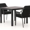 Tierra Outdoor Liv/La Fonte 90 cm Gartenmöbel-Set 3-teilig stapelbar