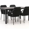 Tierra Outdoor Liv/La Fonte 160 cm Gartenmöbel-Set 5-teilig stapelbar
