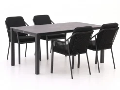 Tierra Outdoor Liv/Lagundo 180 cm Gartenmöbel-Set 5-teilig stapelbar