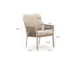 Tierra Outdoor Liv Low Dining Gartenstuhl