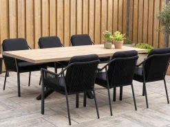 Tierra Outdoor Liv/Montorio 220 cm Gartenmöbel-Set 7-teilig stapelbar