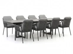 Tierra Outdoor Liv/Naro 280 cm Gartenmöbel-Set 9-teilig stapelbar