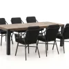 Tierra Outdoor Liv/ROUGH-S 220 cm Gartenmöbel-Set 7-teilig stapelbar