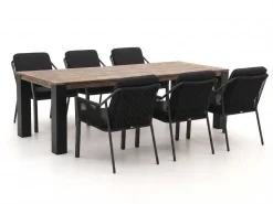 Tierra Outdoor Liv/ROUGH-X 240 cm Gartenmöbel-Set 7-teilig stapelbar