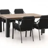 Tierra Outdoor Liv/ROUGH-X 180 cm Gartenmöbel-Set 5-teilig stapelbar