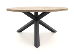 Tierra Outdoor Liv/ROUGH-Y ø 150 cm Gartenmöbel-Set 6-teilig stapelbar