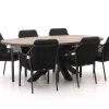 Tierra Outdoor Liv/ROUGH-Y Ellips 240 cm Gartenmöbel-Set 7-teilig stapelbar