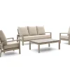 Tierra Outdoor Musone/Flip-Up Sessel-Sofa Lounge-Set 4-teilig 5-Sitzer verstellbar