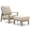 Tierra Outdoor Musone Gartensessel verstellbar mit Gartenhocker