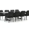 Tierra Outdoor Natal/Naro 280 cm Gartenmöbel-Set 9-teilig