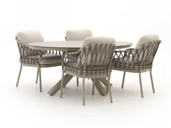 Tierra Outdoor Natal/Oblong 200 cm Gartenmöbel-Set 5-teilig