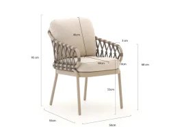 Tierra Outdoor Natal/Oblong 200 cm Gartenmöbel-Set 5-teilig