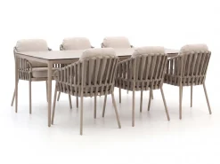 Tierra Outdoor Nuri/Elegante 219 cm Gartenmöbel-Set 7-teilig