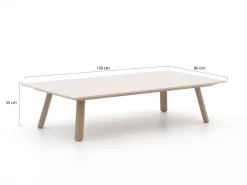 Tierra Outdoor Oasis Loungetisch 150x80x35 cm