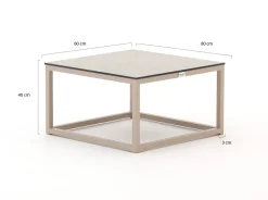 Tierra Outdoor Rio Loungetisch 60x60x35 cm