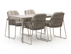 Tierra Outdoor Rivera/Elegante 160 cm Gartenmöbel-Set 5-teilig