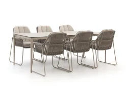 Tierra Outdoor Rivera/Elegante 219 cm Gartenmöbel-Set 7-teilig