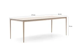 Tierra Outdoor Rivera/Elegante 219 cm Gartenmöbel-Set 7-teilig