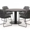 Tierra Outdoor Rivera/La Fonte ø 120 cm Gartenmöbel-Set 5-teilig