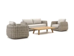 Tierra Outdoor Wakkanda Sessel-Sofa Lounge-Set 4-teilig