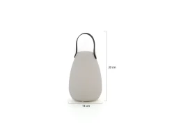Veluna LED-Tischlampe aufladbar ø 14 cm (h: 20 cm)