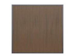 WPC-Wand 265 cm für Cedrino Pergola 530x360x255 cm