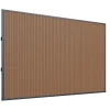 WPC-Wand 400 cm für Cedrino Pergola 400x300/400x360x255 cm
